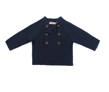 Load image into Gallery viewer, Cute Baby Boys Navy Cardigan Full
