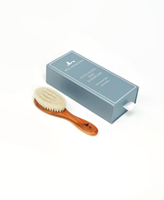 Load image into Gallery viewer, olivewood natural goat hair baby brush

